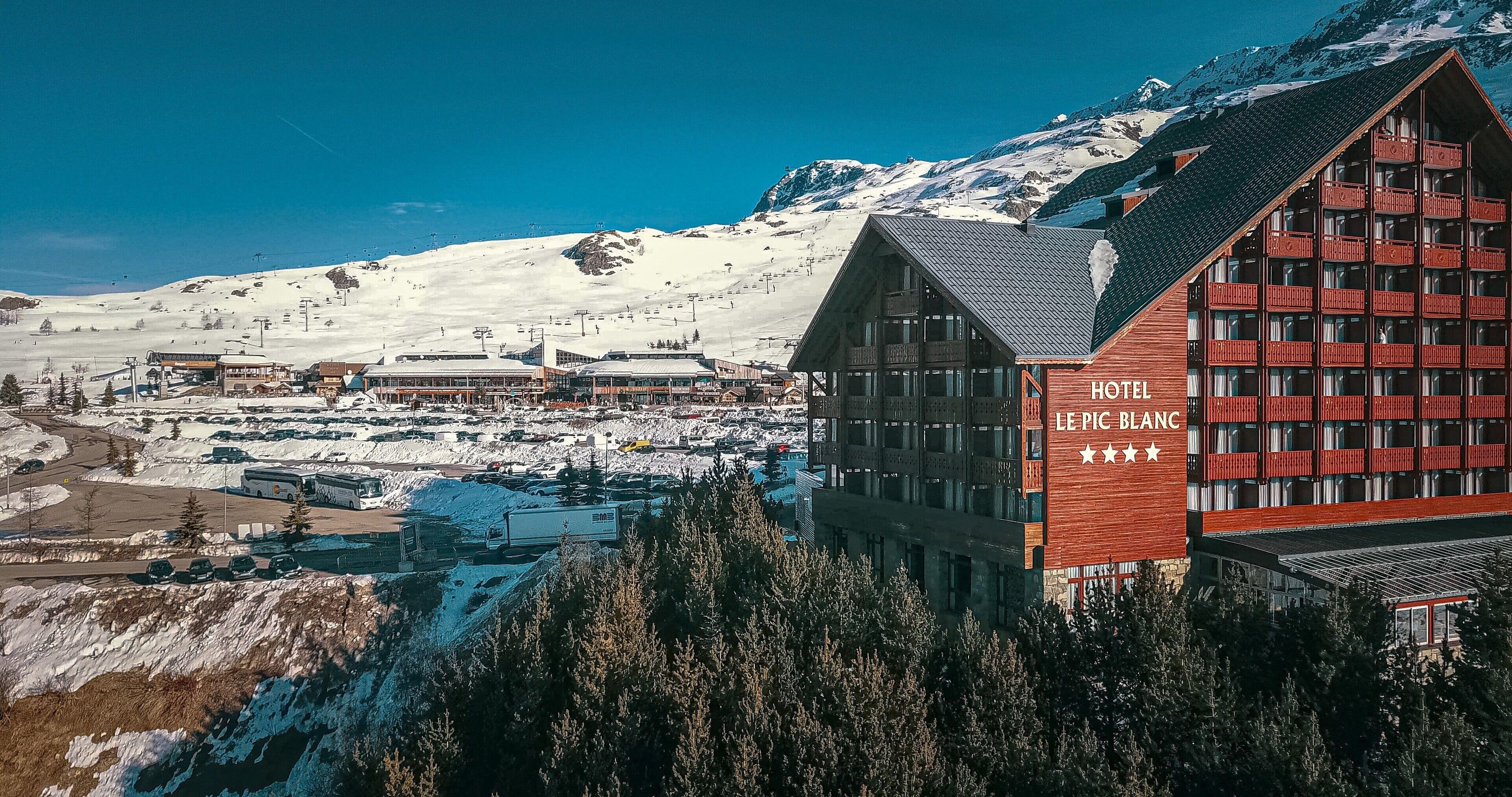 Hotel Le Pic Blanc Alpe d'Huez Exteriér fotografie